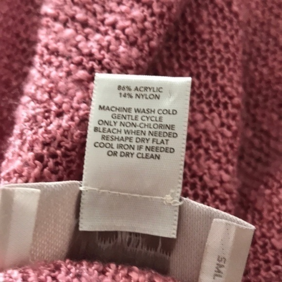Loft pink open cardigan size Small, used - Picture 9 of 12